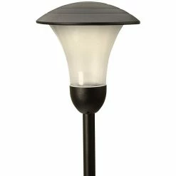 Moonrays Addison-Style Low Voltage 1-Watt 12-Volt LED Metal Path Light, Black Finish (95558)