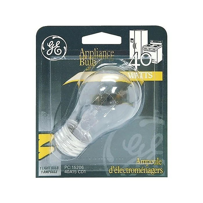 GE Lighting 40 Watts Clear Incandescent Bulb (15206)