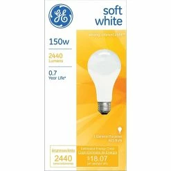 GE SLI Supreme Lighting® Soft White Lightbulbs, 150-Watt, 1/Pack
